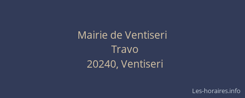 Mairie de Ventiseri