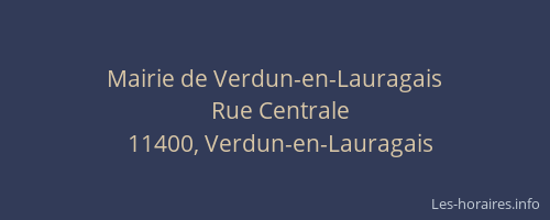 Mairie de Verdun-en-Lauragais