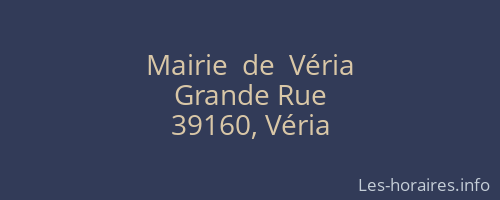 Mairie  de  Véria