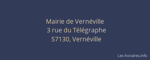 Mairie de Vernéville