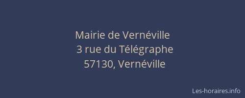 Mairie de Vern&eacute;ville