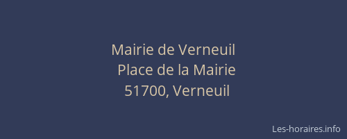 Mairie de Verneuil