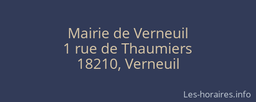 Mairie de Verneuil