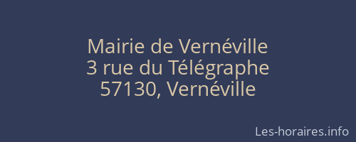 Mairie de Vernéville