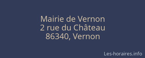 Mairie de Vernon