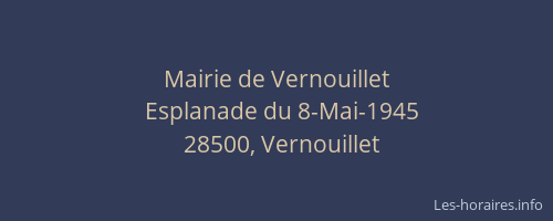 Mairie de Vernouillet