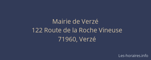 Mairie de Verz&eacute;