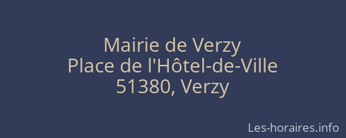 Mairie de Verzy