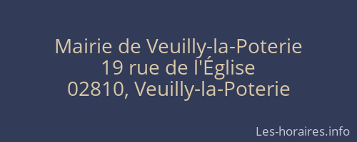Mairie de Veuilly-la-Poterie
