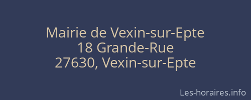 Mairie de Vexin-sur-Epte