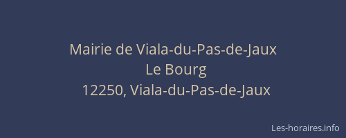 Mairie de Viala-du-Pas-de-Jaux