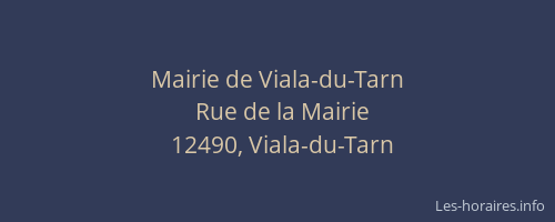 Mairie de Viala-du-Tarn