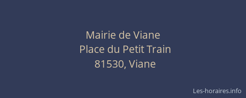 Mairie de Viane