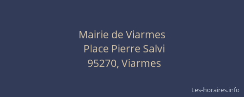 Mairie de Viarmes