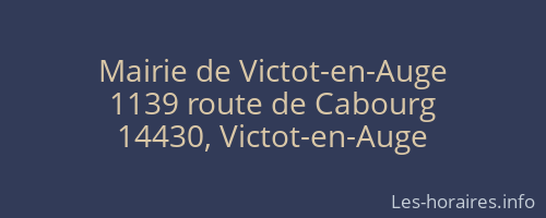 Mairie de Victot-en-Auge