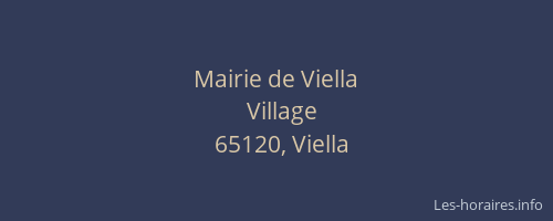 Mairie de Viella