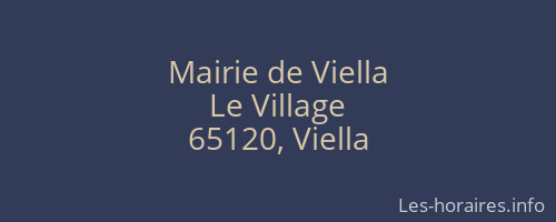 Mairie de Viella