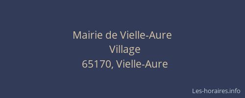 Mairie de Vielle-Aure