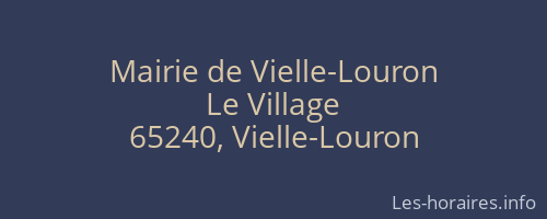 Mairie de Vielle-Louron