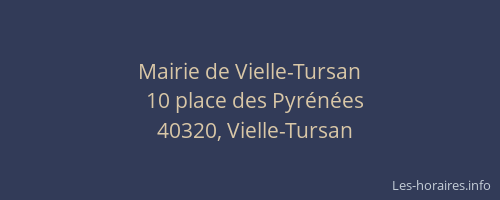 Mairie de Vielle-Tursan