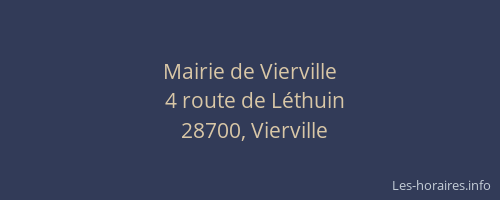 Mairie de Vierville