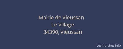 Mairie de Vieussan