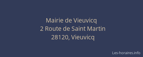 Mairie de Vieuvicq