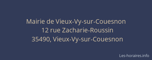 Mairie de Vieux-Vy-sur-Couesnon