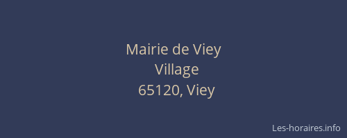 Mairie de Viey