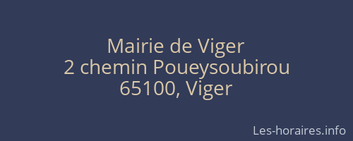 Mairie de Viger