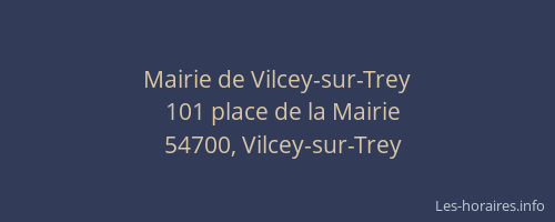 Mairie de Vilcey-sur-Trey