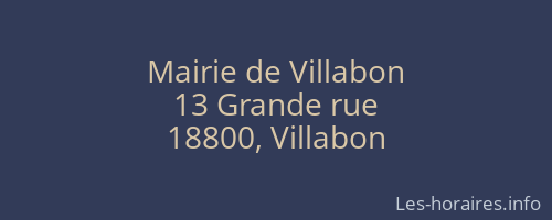 Mairie de Villabon