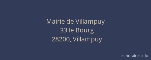 Mairie de Villampuy
