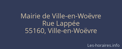 Mairie de Ville-en-Woëvre