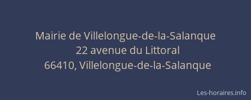 Mairie de Villelongue-de-la-Salanque