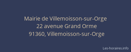Mairie de Villemoisson-sur-Orge