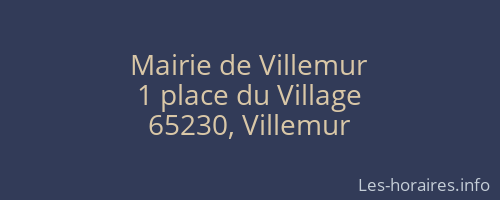 Mairie de Villemur