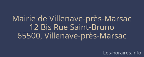 Mairie de Villenave-près-Marsac
