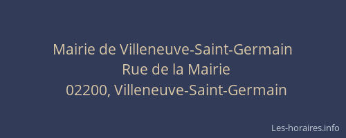 Mairie de Villeneuve-Saint-Germain