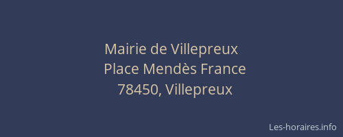 Mairie de Villepreux