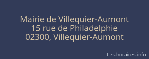 Mairie de Villequier-Aumont
