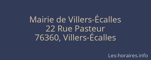 Mairie de Villers-Écalles