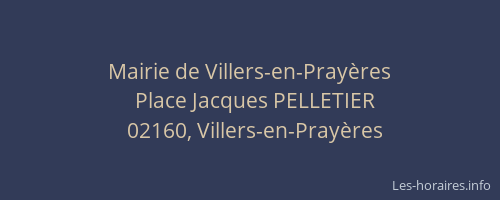 Mairie de Villers-en-Prayères