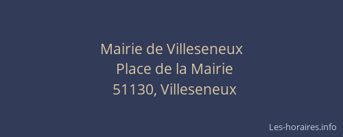 Mairie de Villeseneux