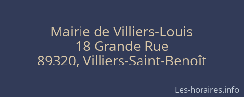 Mairie de Villiers-Louis