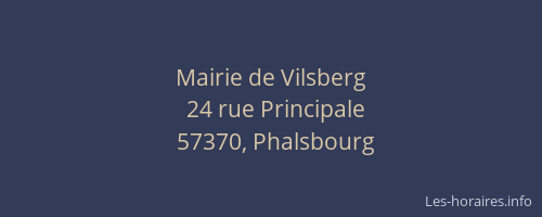 Mairie de Vilsberg