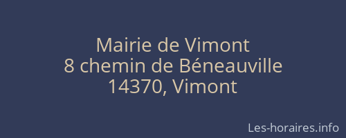 Mairie de Vimont