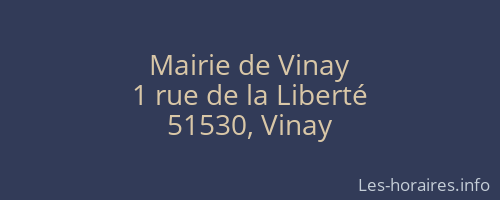 Mairie de Vinay