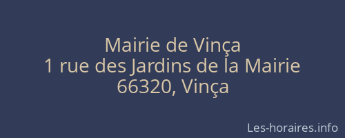 Mairie de Vinça