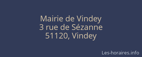 Mairie de Vindey
